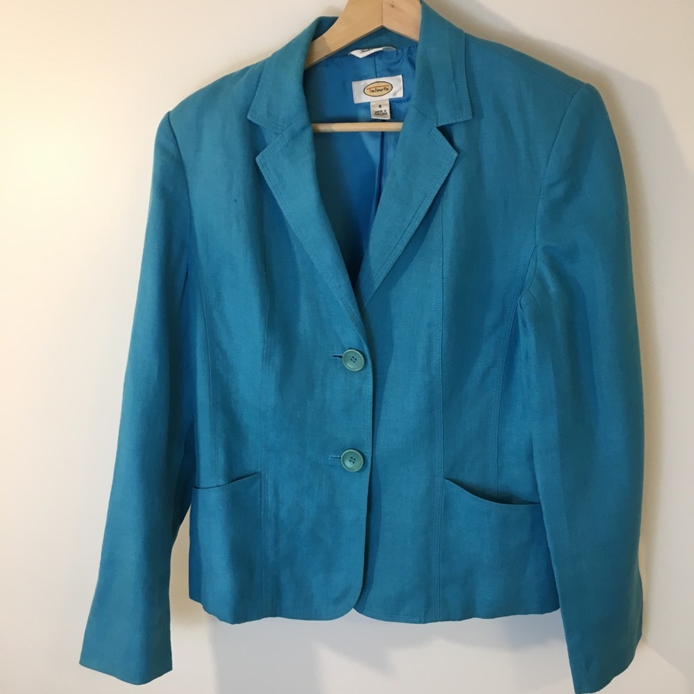 Talbot’s Irish Linen Cropped Blazer